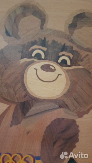 Олимпийский мишка панно