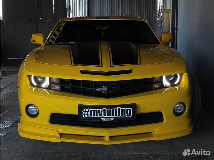 Юбка переднего бампера chevrolet camaro 2009-2012