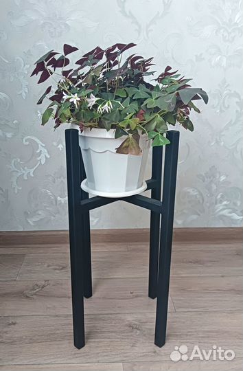 Подставка для цветов напольная металлическая