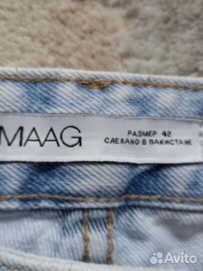 Джинсы широкие maag
