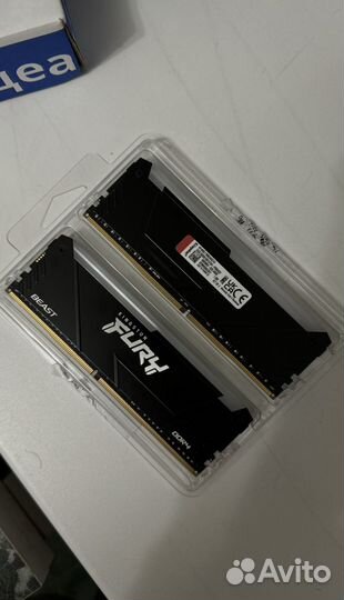 16Gb DDR4 3600MHz Kingston Fury Beast RGB