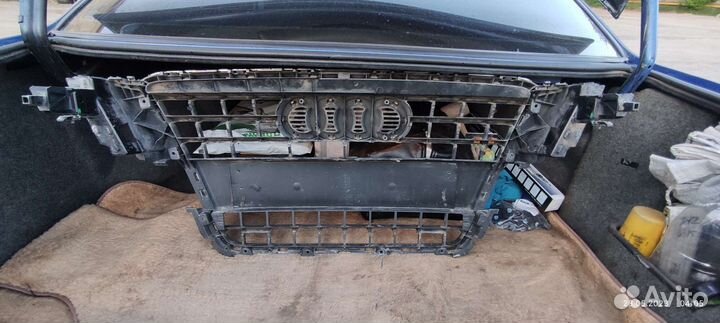 Решетка радиатора на бампер ауди