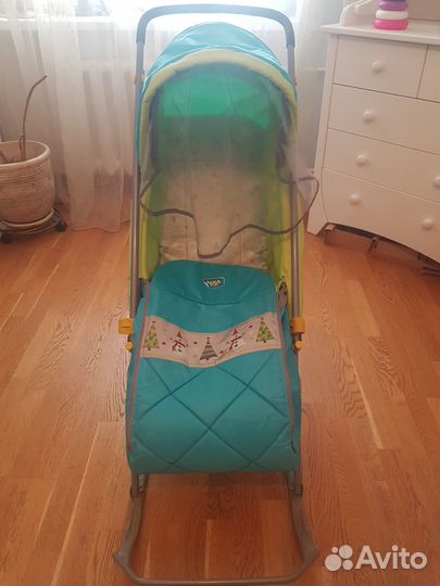 Детские Санки-коляска Ника