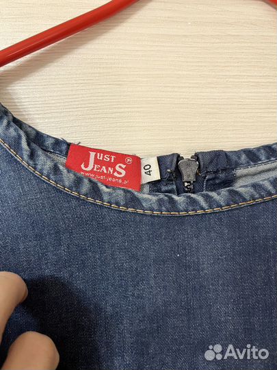 Джинсовое платье