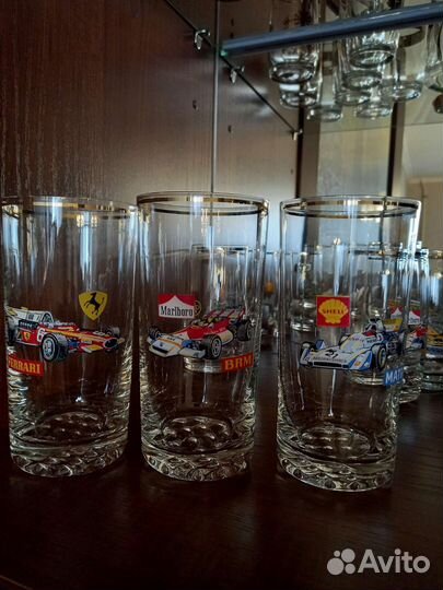 Стаканы с машинками чехословакия СССР