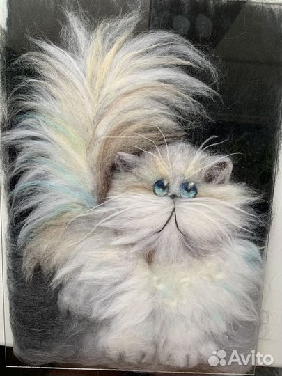 Картины из шерсти