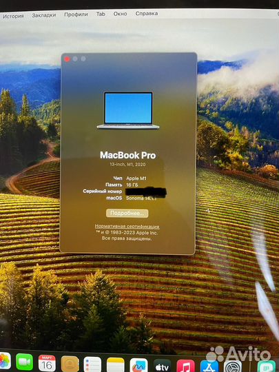 Apple MacBook Pro 13 m1 16 gb 256 gb