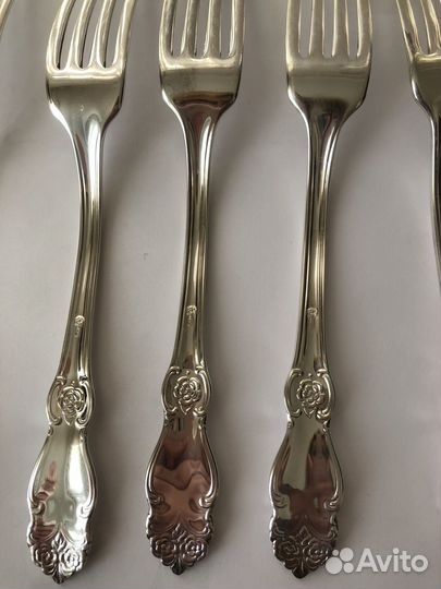 Вилки посеребренные