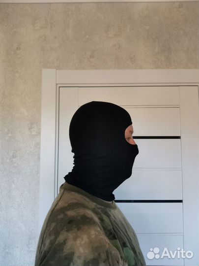 Балаклавы,маски черные х/б