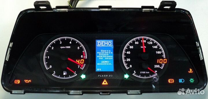 Комбинация приборов flash-X3 ваз 2110-2115, 2123