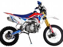 Питбайк motax MX 125 (17/14) черный-белый-синий