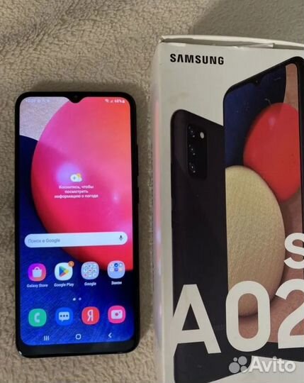 Смартфон samsung Galaxy А02Sв отличном состоянии