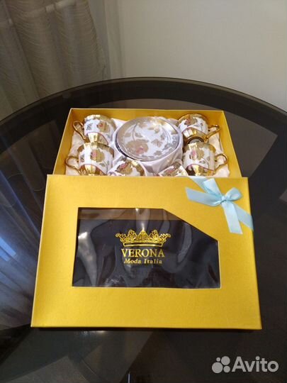 Набор чайных пар Verona Moda Italia (фaрфор)