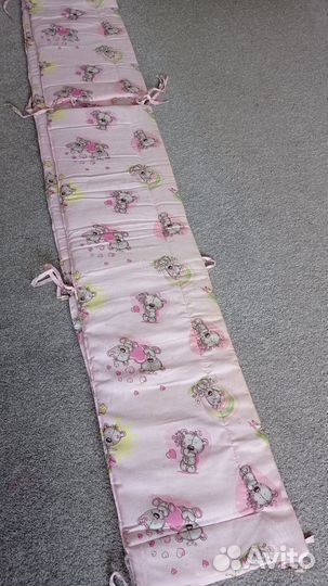 Бортики для детской кроватки