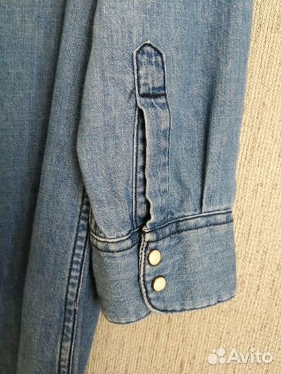 Джинсовое платье рубашка H&M 44р