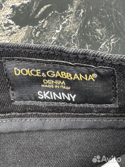Джинсы чёрные Dolce Gabbana
