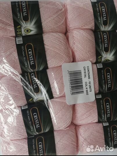 Пряжа для ручного вязания Crystal Vita Китай