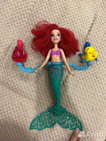Кукла Ариэль Русалочка плюс Себастьян и Флаундер