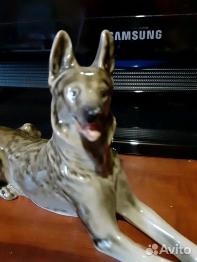 Статуэтка Собака Овчарка СССР 1960г