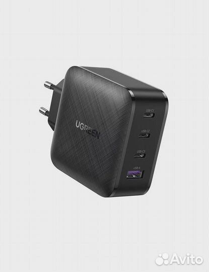 Сетевое зарядное устройство Ugreen USB A + 3 USB C