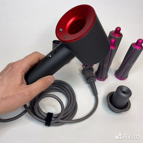 Фен Dyson Стайлер Красный