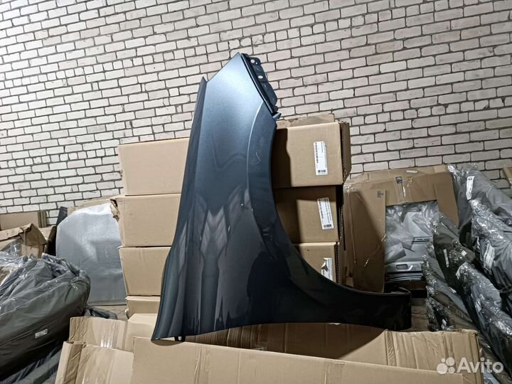 Крыло правое LADA granta fl цвет серый Борнео 633