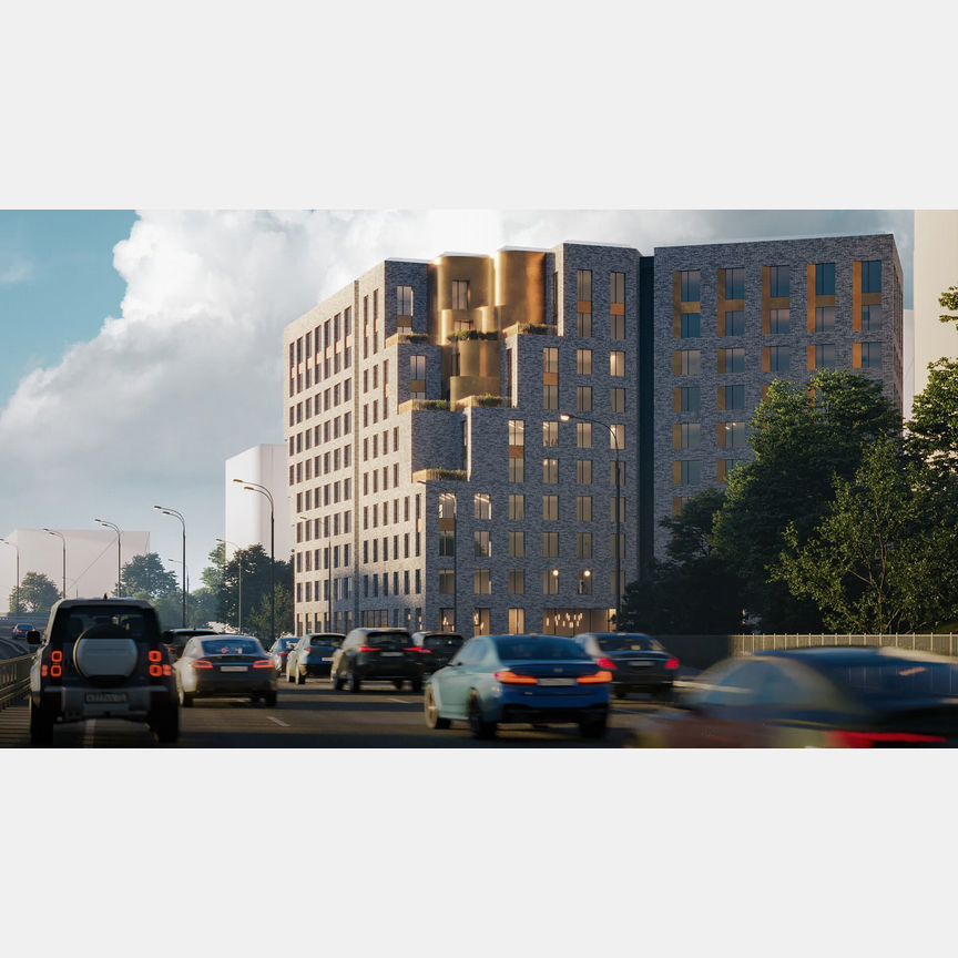 Апартаменты-студия, 28,8 м², 9/10 эт.