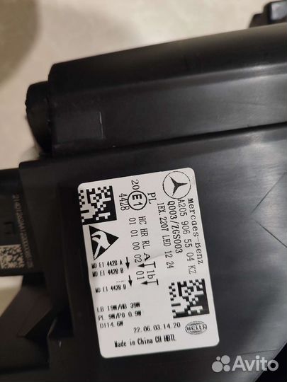 Фары на Mersedes c205 новые рейсталенг