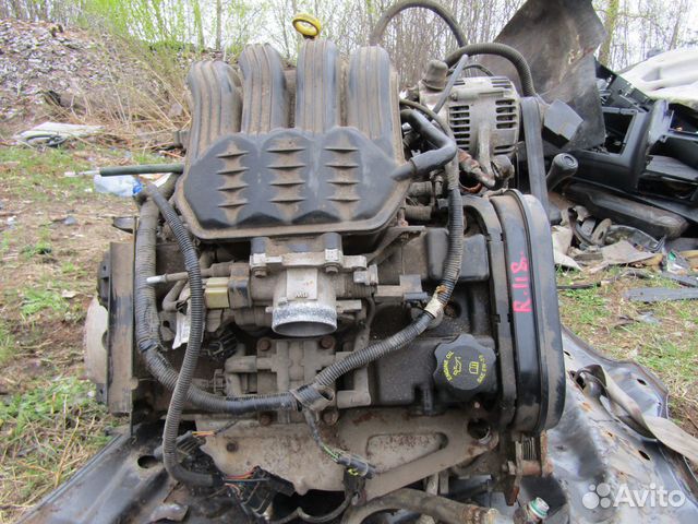 Двигатель Волга крайслер / Chrysler 2.4 с навесом
