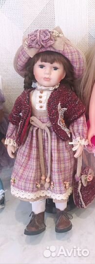 Интерьерная фарфоровая кукла