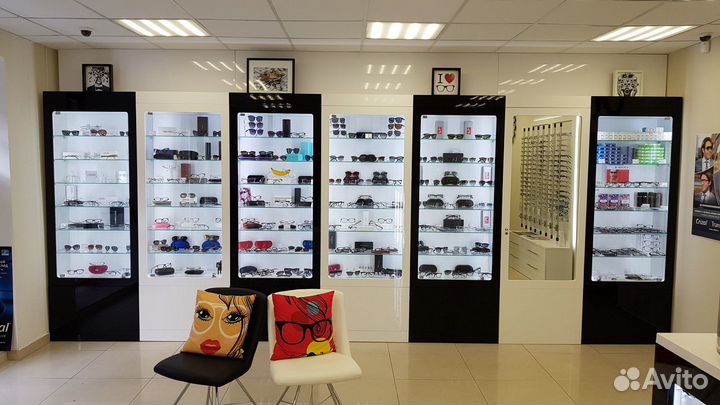 Торговая витрина для оптики