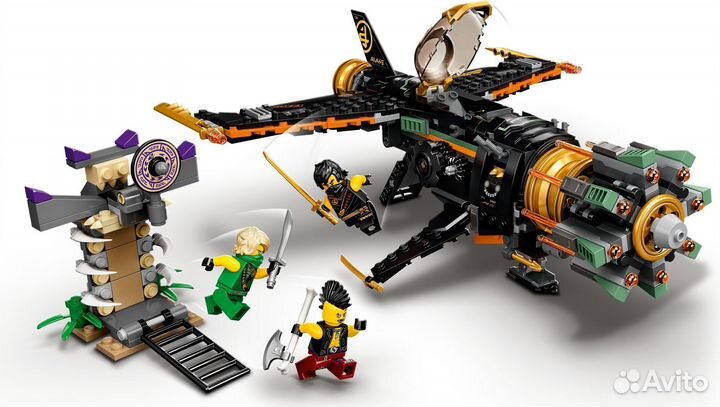 Lego Ninjago 71736 Скорострельный истребитель Коул