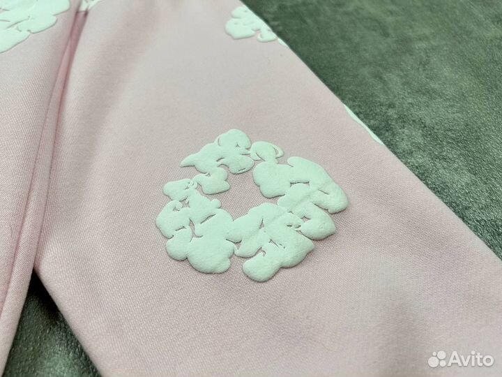 Худи Denim tears розовое