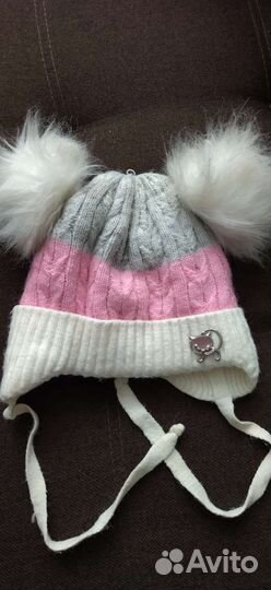 Шапка зимняя для девочки
