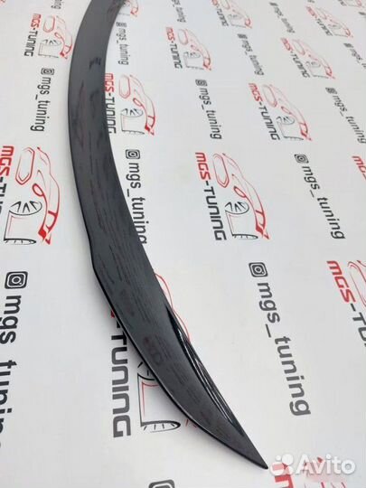 Спойлер на A-class w177 чёрный A35 AMG (Седан)