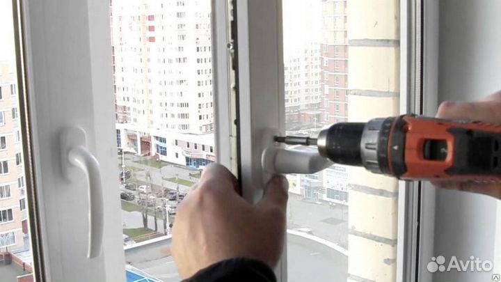 Ремонт пластиковых окон, установка москитных сеток