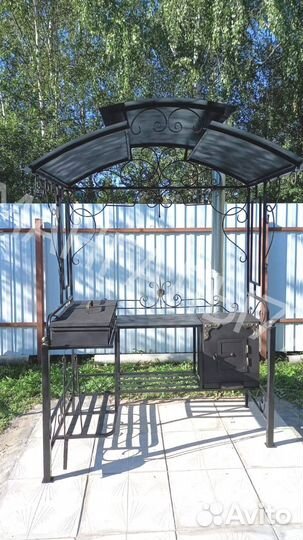 Мангал в стиле лофт