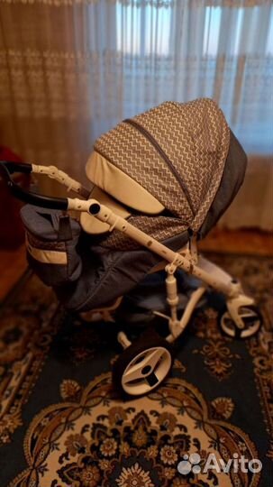 Коляска Adamex 3 в 1+ стул для кормления в подарок