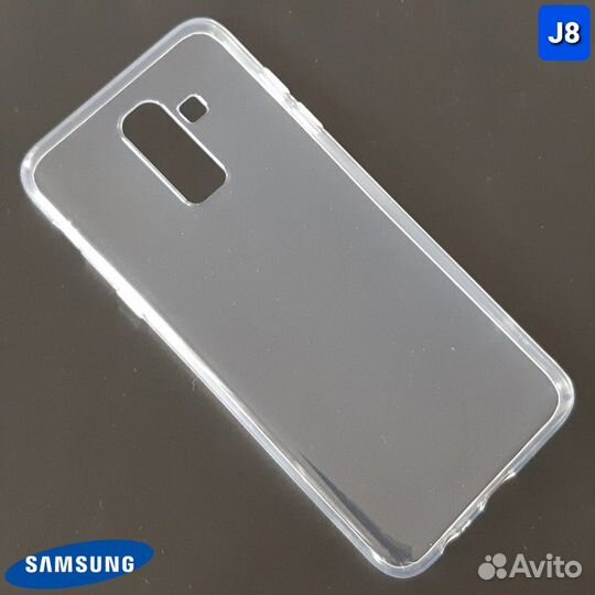 Силиконовый чехол на samsung J8