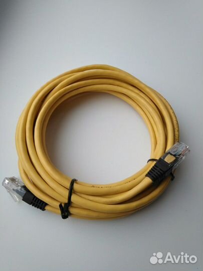 Патч корд витая пара с коннекторами для интернета