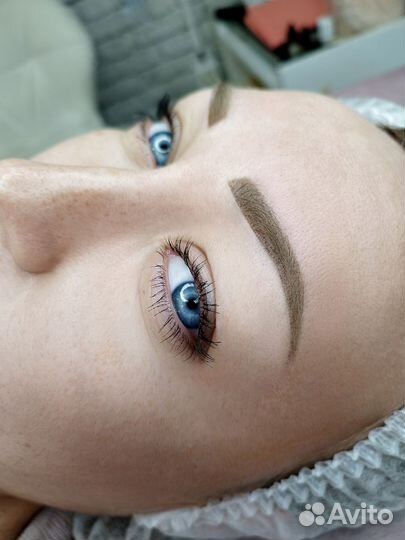 Перманентный макияж бровей и губ