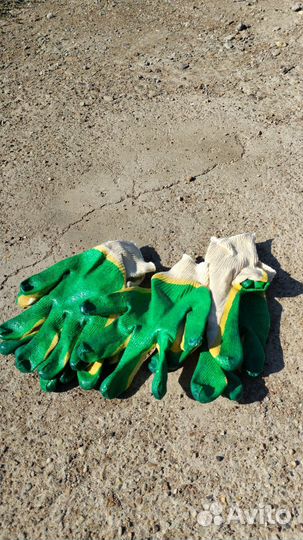 Перчатки х/б с двойным латексным обливом