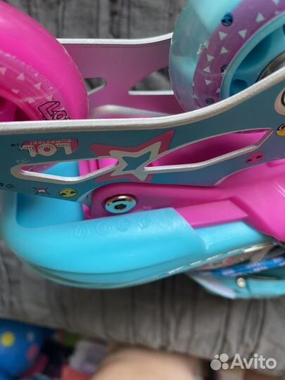 Ролики, коньки детские раздвижные 26-29