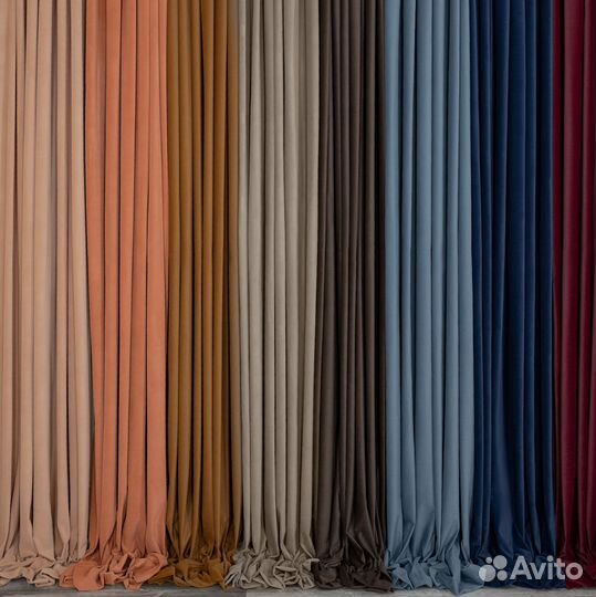 Комплект портьер бархат Богема шторы