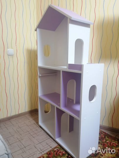 Большой кукольный домик деревянный