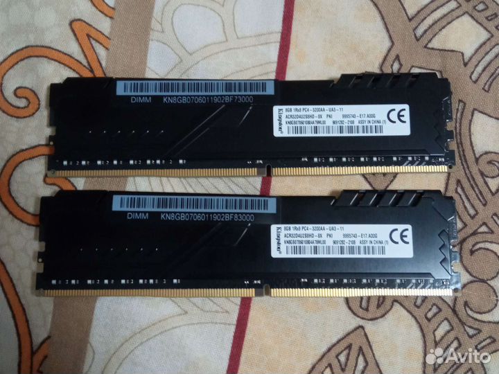 Оперативная память HyperX Fury ddr4 3200