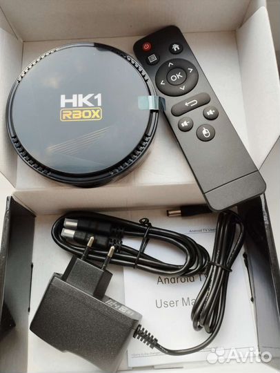 Андроид тв приставка HK1 rbox H8 4/32 Android 12