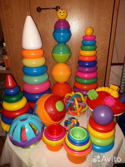 Пирамидки, развивающие, сортер