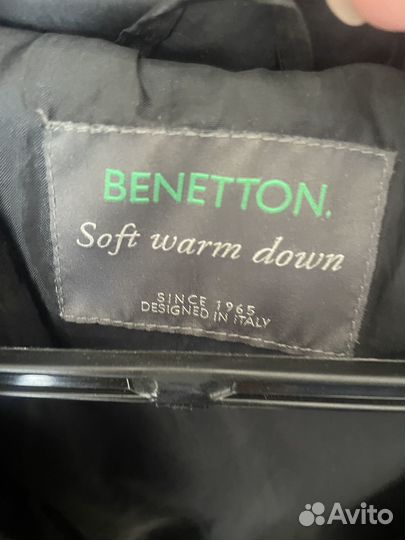 Пальто пух Benetton италия, 46 размер