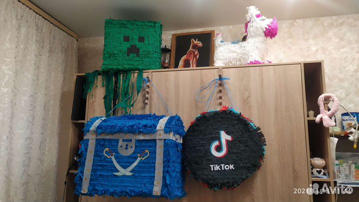 Пиньята Майнкрафт Крипер, игра в кальмара и другие